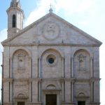 Bernardo Rossellino, Pienza Duomo façade, 1459-62