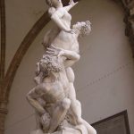 Giambologna, The Rape of the Sabines, 1579-83, marble, Loggia dei Lanzi, Florence.