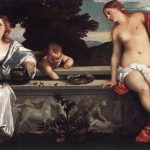 Titian, Sacred and Profane Love, c.1514, oil on canvas, 1180 x 2790 mm, Rome: Galleria Borghese