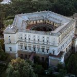 Villa Caprarola from the air