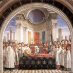 Domenico Ghirlandaio, Obsequies of St Fina, 1473-75, Collegiata, San Gimignano