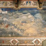 Ambrogio Lorenzetti, Effects of Good Government in the City and the Countryside, 1338 – 1339, Sala della Pace, Meeting Room of the Nine, Palazzo Pubblico, Siena.